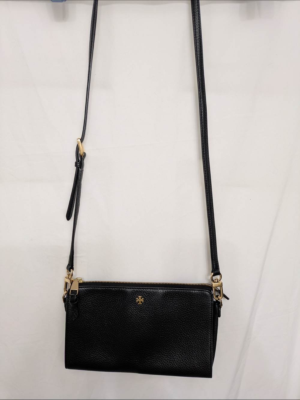 Tory Burch Black Leather Crossbody Bag
